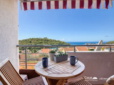 Gemütliche Wohnung mit Meerblick – Petrovac, 44 m²